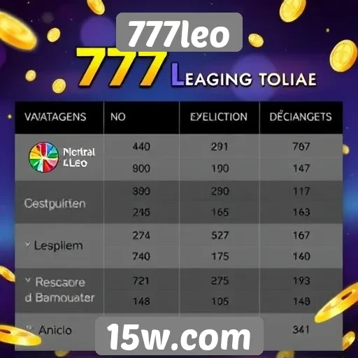 Comparativo entre 777leo e concorrentes do mercado
